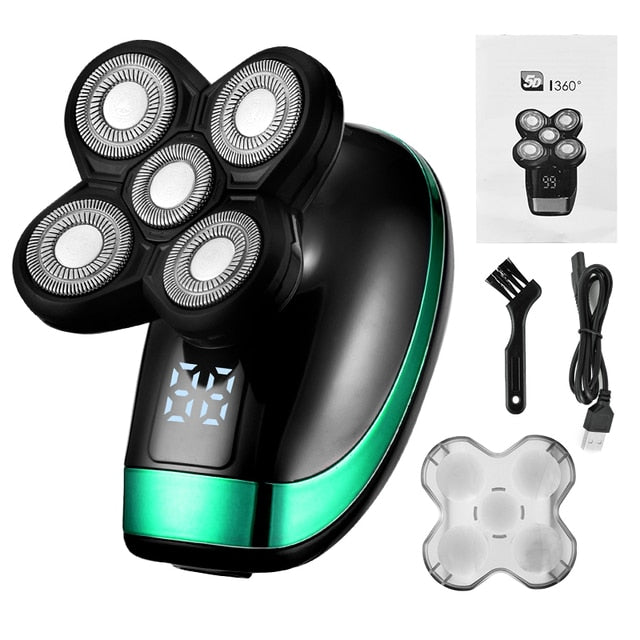 Rechargeable 5 In 1 4D Electric Shaver